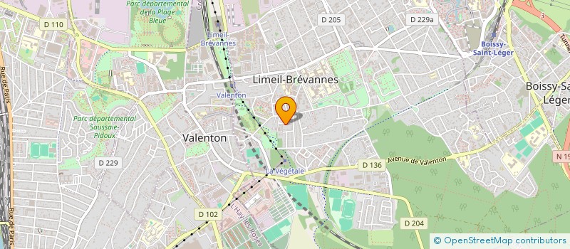 localisation de l'entreprise MADAME DILVA FLOR DOS SANTOS à LIMEIL-BREVANNES
