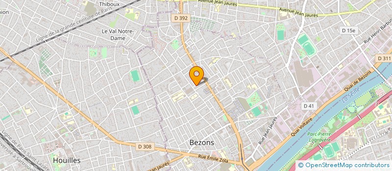 localisation de l'entreprise MADAME DIMA ALI GABIR  BEZONS