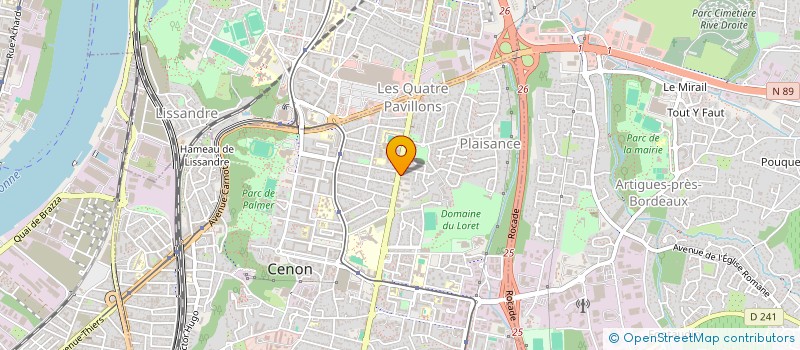 localisation de l'entreprise MADAME DIMA CLOT  CENON