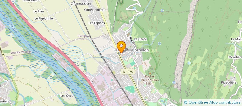 localisation de l'entreprise MADAME DIMA DERBAS  FONTANIL-CORNILLON