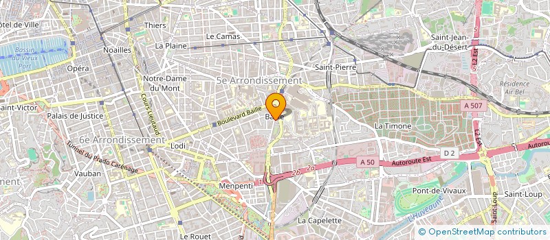 localisation de l'entreprise MADAME DIMA MAHANA à MARSEILLE