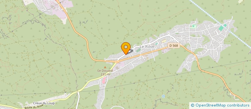 localisation de l'entreprise MADAME DIMA SAWAF  LE ROVE