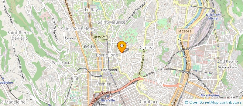 localisation de l'entreprise MADAME DIMITHRI WIJESURIYA à NICE