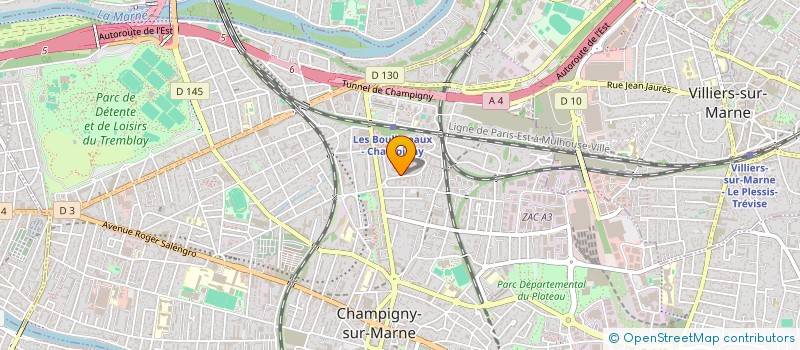 localisation de l'entreprise MADAME DIMITRA ZAGANIDOU à CHAMPIGNY-SUR-MARNE
