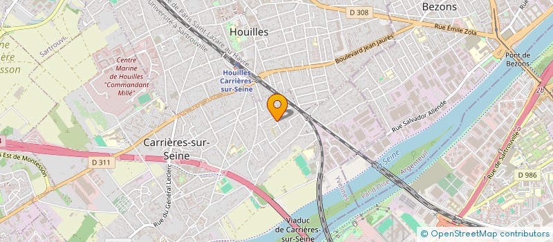 localisation de l'entreprise MADAME DIMITRIA SEVASTOU  CARRIERES-SUR-SEINE