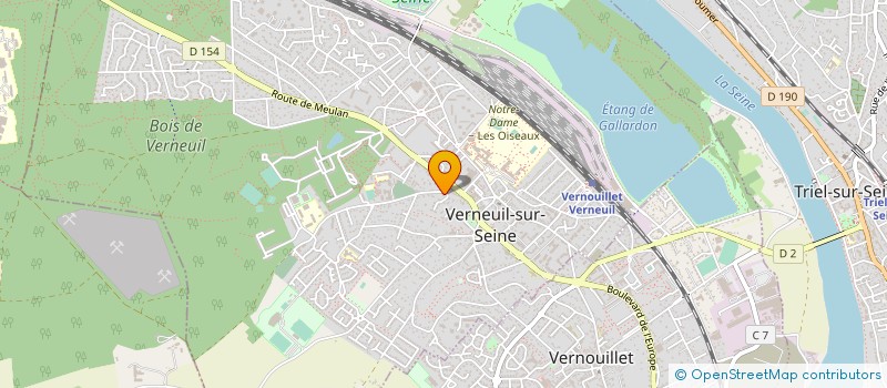 localisation de l'entreprise MADAME DIMITRY MARKEVITCH  VERNEUIL-SUR-SEINE