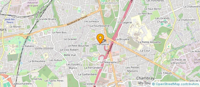 localisation de l'entreprise MADAME DINA ALMEIDA CADOICO  CHAMBRAY-LES-TOURS