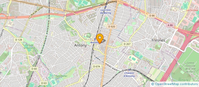 localisation de l'entreprise MADAME DINA BENCHERIF à ANTONY