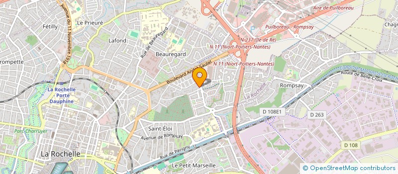 localisation de l'entreprise MADAME DINA BOUCHEREAU  LA ROCHELLE