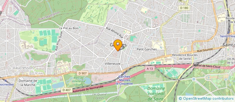 localisation de l'entreprise MADAME DINA BURIBAEVA à GARCHES