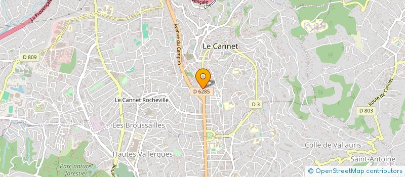 localisation de l'entreprise MADAME DINA CHARIF à LE CANNET