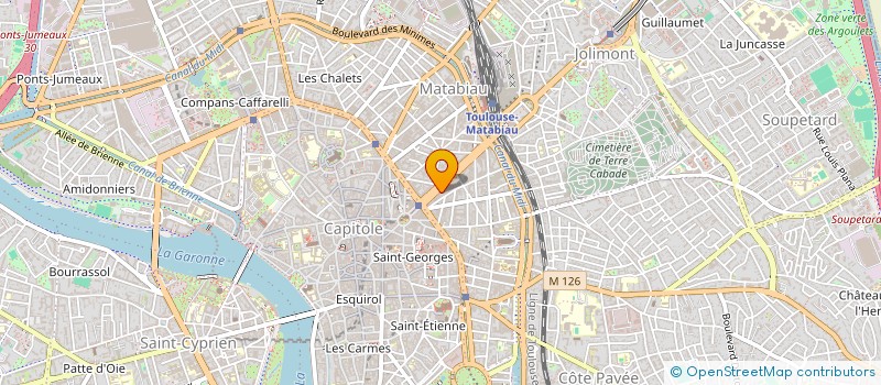 localisation de l'entreprise MADAME DINA CHIBANI AZAIEZ  TOULOUSE