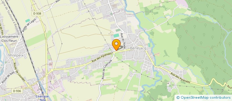 localisation de l'entreprise MADAME DINA DA SILVA  BENEJACQ