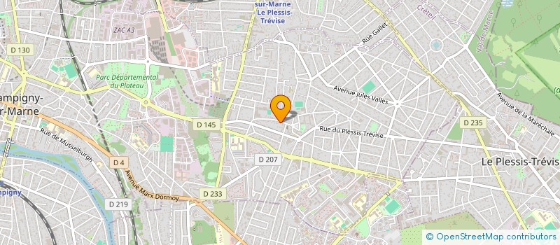 localisation de l'entreprise MADAME DINA DA SILVA FERREIRA à CHAMPIGNY-SUR-MARNE