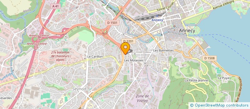 localisation de l'entreprise MADAME DINA DOS REIS CASTANHINHA à ANNECY