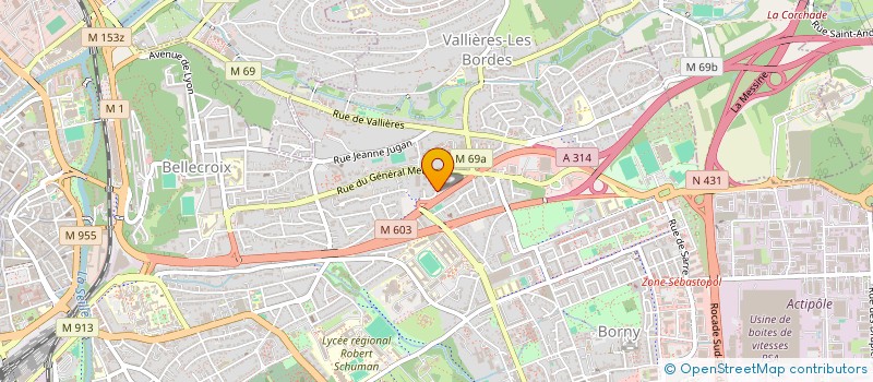 localisation de l'entreprise MADAME DINA EL DAJANI  METZ