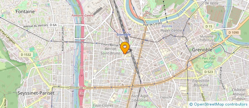 localisation de l'entreprise MADAME DINA FOROUZIN  GRENOBLE