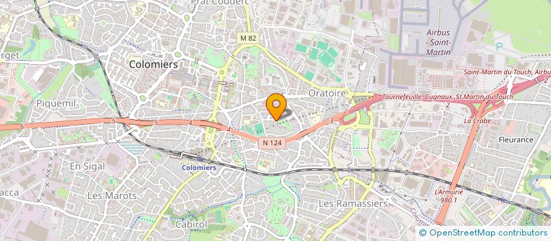 localisation de l'entreprise MADAME DINA IHARILALA J RAKOTOSON à COLOMIERS