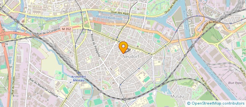 localisation de l'entreprise MADAME DINA JBARA à STRASBOURG