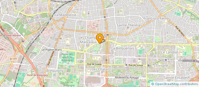 localisation de l'entreprise MADAME DINA KARIMI  RENNES