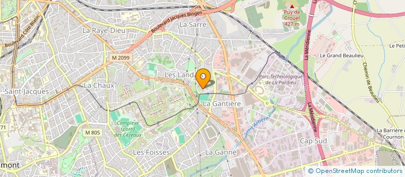 localisation de l'entreprise MADAME DINA KHELIFA  CLERMONT-FERRAND