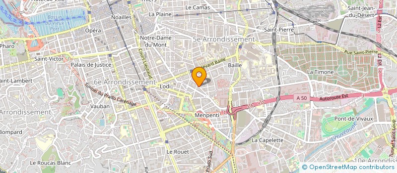 localisation de l'entreprise MADAME DINA LABIOD à MARSEILLE