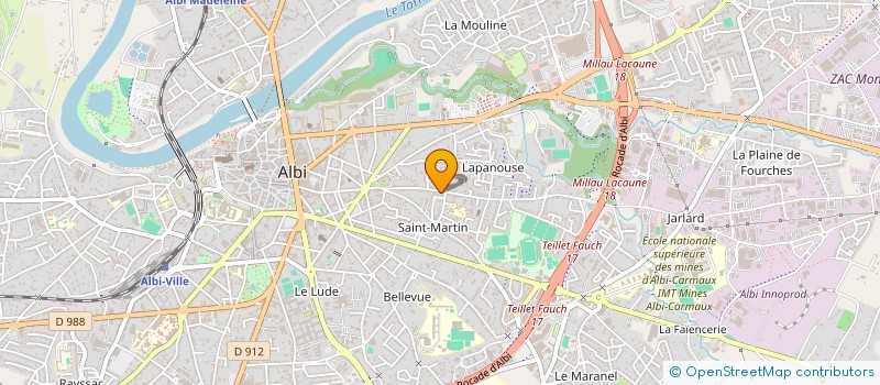 localisation de l'entreprise MADAME DINA LUKANU à ALBI