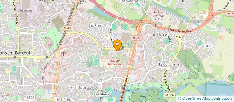 localisation de l'entreprise MADAME DINA MALI  VILLENEUVE-D'ASCQ