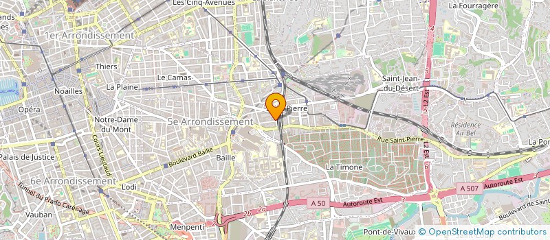 localisation de l'entreprise MADAME DINA MOUALHI à MARSEILLE