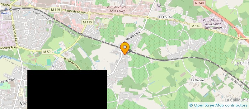 localisation de l'entreprise MADAME DINA RAHAL  VERTOU