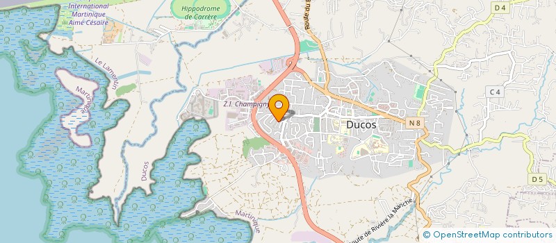 localisation de l'entreprise MADAME DINA RINALDO  DUCOS