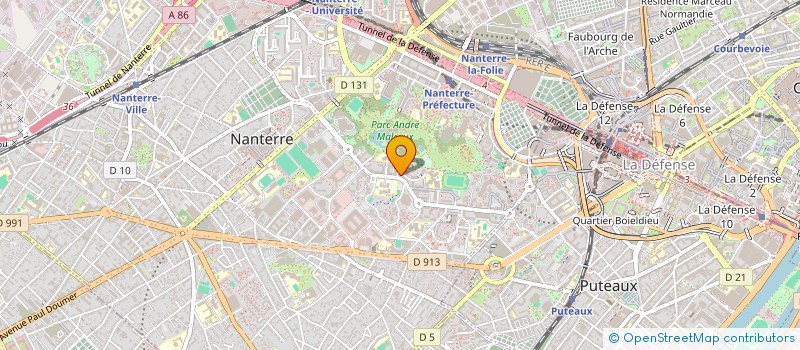 localisation de l'entreprise MADAME DINA SABEUR CHERIF  NANTERRE