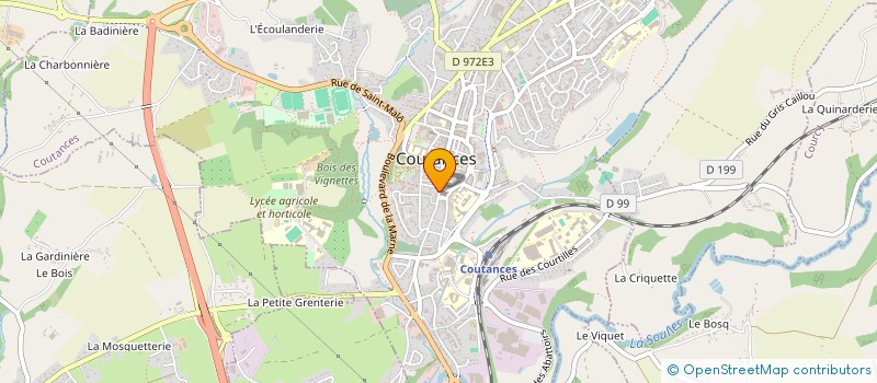 localisation de l'entreprise MADAME DINA TYLLAVAEVA à COUTANCES