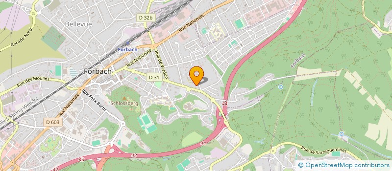 localisation de l'entreprise MADAME DINA ZIETTA  FORBACH