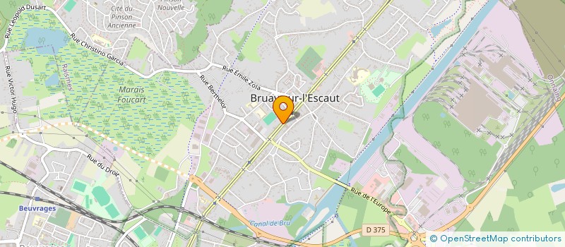 localisation de l'entreprise MADAME DINAELE PALHETA VILHENA à BRUAY-SUR-L'ESCAUT