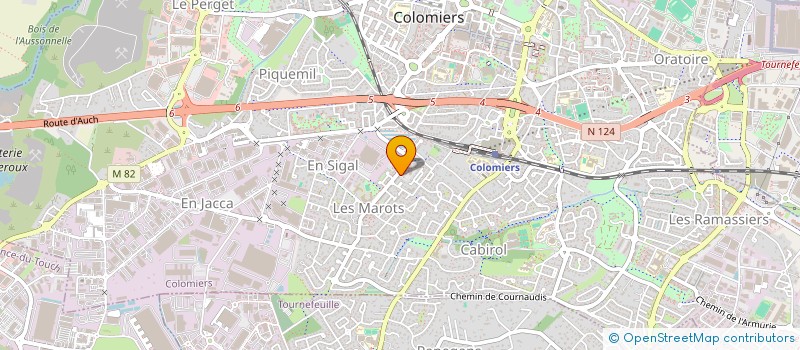 localisation de l'entreprise MADAME DINAH KUKLIS à COLOMIERS