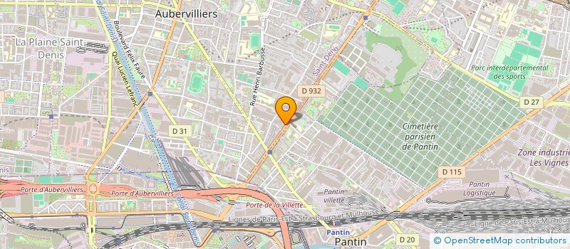 localisation de l'entreprise MADAME DINAH RAHARIMANANTENASOA à AUBERVILLIERS