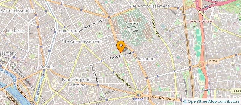 localisation de l'entreprise MADAME DINAH ROZENBERG  PARIS