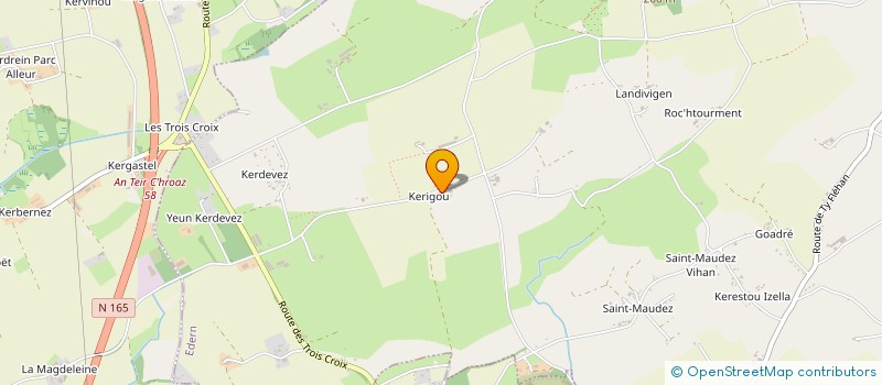 localisation de l'entreprise MADAME DINARA MENDYBAYEVA  EDERN