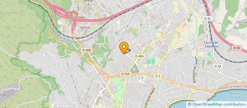 localisation de l'entreprise MADAME DINNY SALDANA  LA CIOTAT