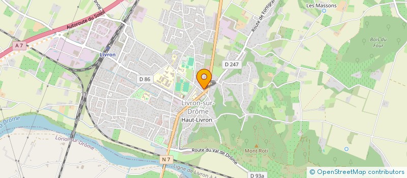 localisation de l'entreprise MADAME DIOLANDA DA SILVA OLIVEIRA  LIVRON-SUR-DROME