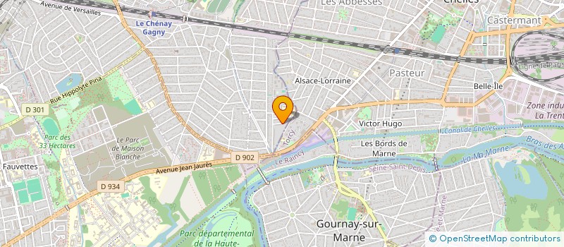 localisation de l'entreprise MADAME DIOP NDEYE DIEYNABA  GAGNY