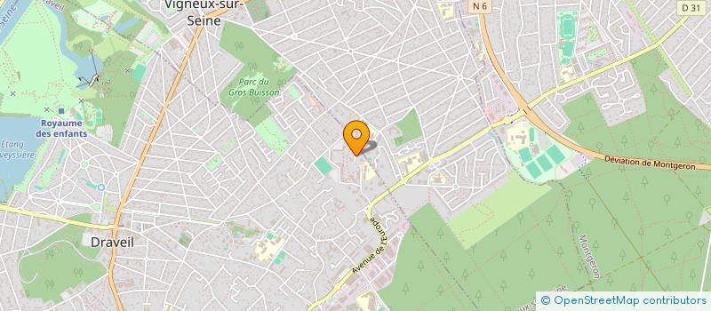 localisation de l'entreprise MADAME DIORI SIDIBE à DRAVEIL