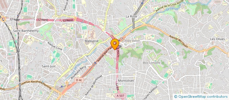 localisation de l'entreprise MADAME DIRAN KELETCHIAN à MARSEILLE 13