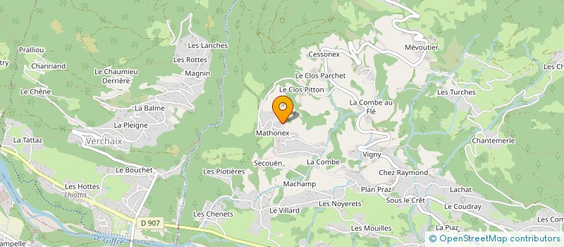 localisation de l'entreprise MADAME DIRCE BUZZI à SAMOENS