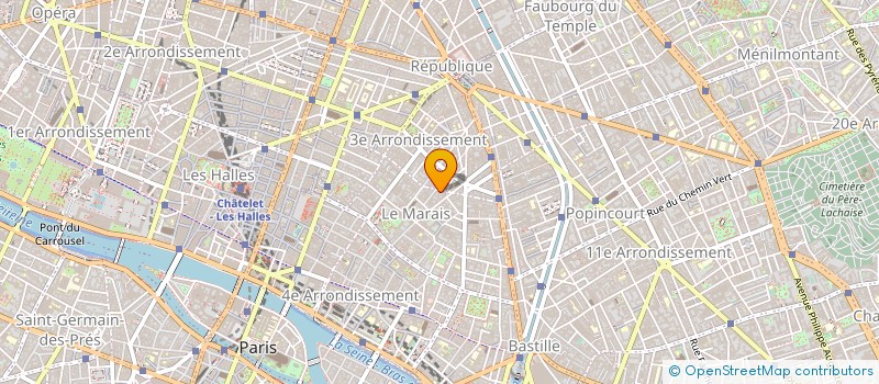 localisation de l'entreprise MADAME DIT CHEN à PARIS
