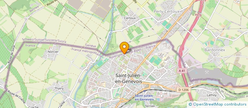 localisation de l'entreprise MADAME DITHE SERIGBA  SAINT-JULIEN-EN-GENEVOIS