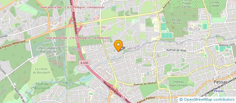 localisation de l'entreprise MADAME DIVA MARIA MORAIS  MERIGNAC