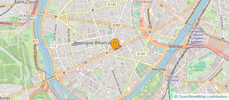 localisation de l'entreprise MADAME DIVIA TENEMBAUM CARRASCO à BOULOGNE-BILLANCOURT