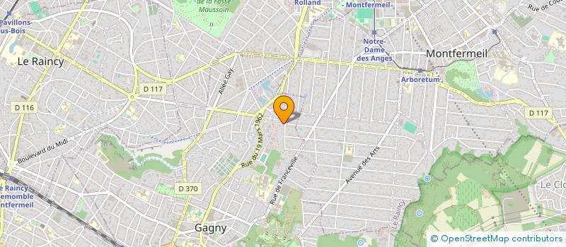 localisation de l'entreprise MADAME DIVINE BALOSSA  GAGNY